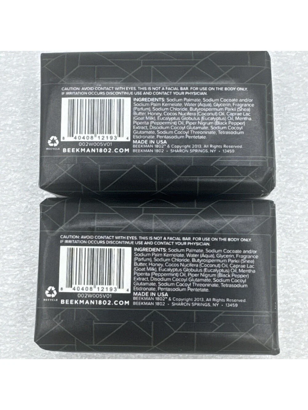 Lot Of 14 Beekman 1802 Goat Milk 3.5oz Palm Bar Soaps Vanilla, Davesforth…
